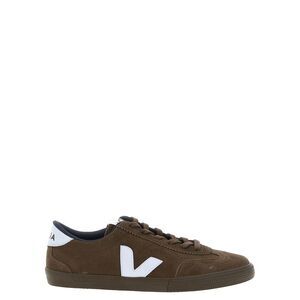 Veja Brown Calfskin Athletic Men's Sneakers